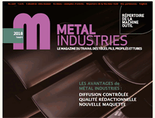 Tablet Screenshot of metal-industries.com